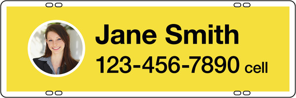 Photo Agent Sign Rider, 8h x 24w