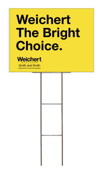 Wire H-Stake and Sign Panel Unit, 18h x 24w, 4mm Corrugated
