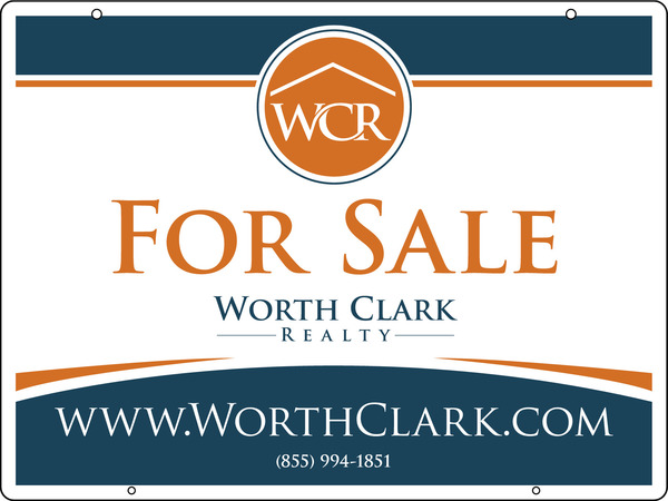 Hanging Office Sign Panel, 18h x 24w, Steel