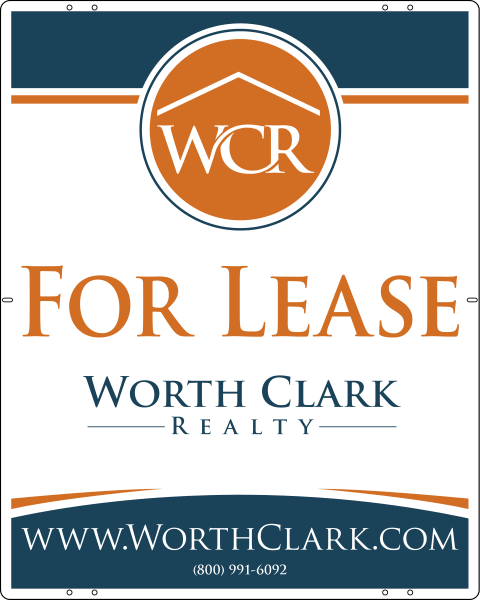 Reflective Office Sign Panel, 30h x 24w, Steel