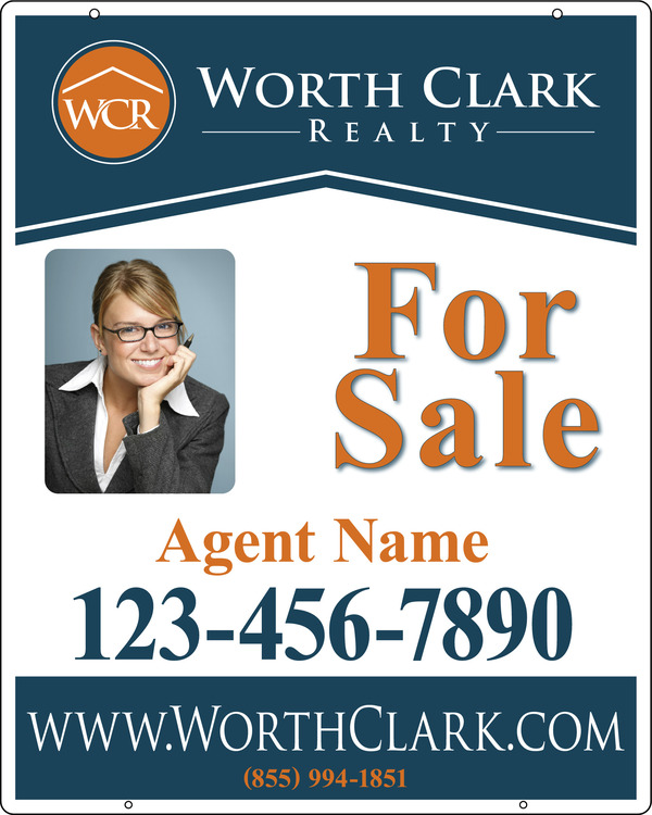 Hanging Photo Sign Panel, 30h x 24w, Steel